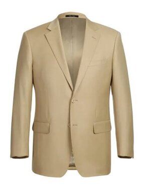 NWT Renoir Men's Tan Slim Fit Sport Coat Suit Jacket 38R $280 201-3CLBL